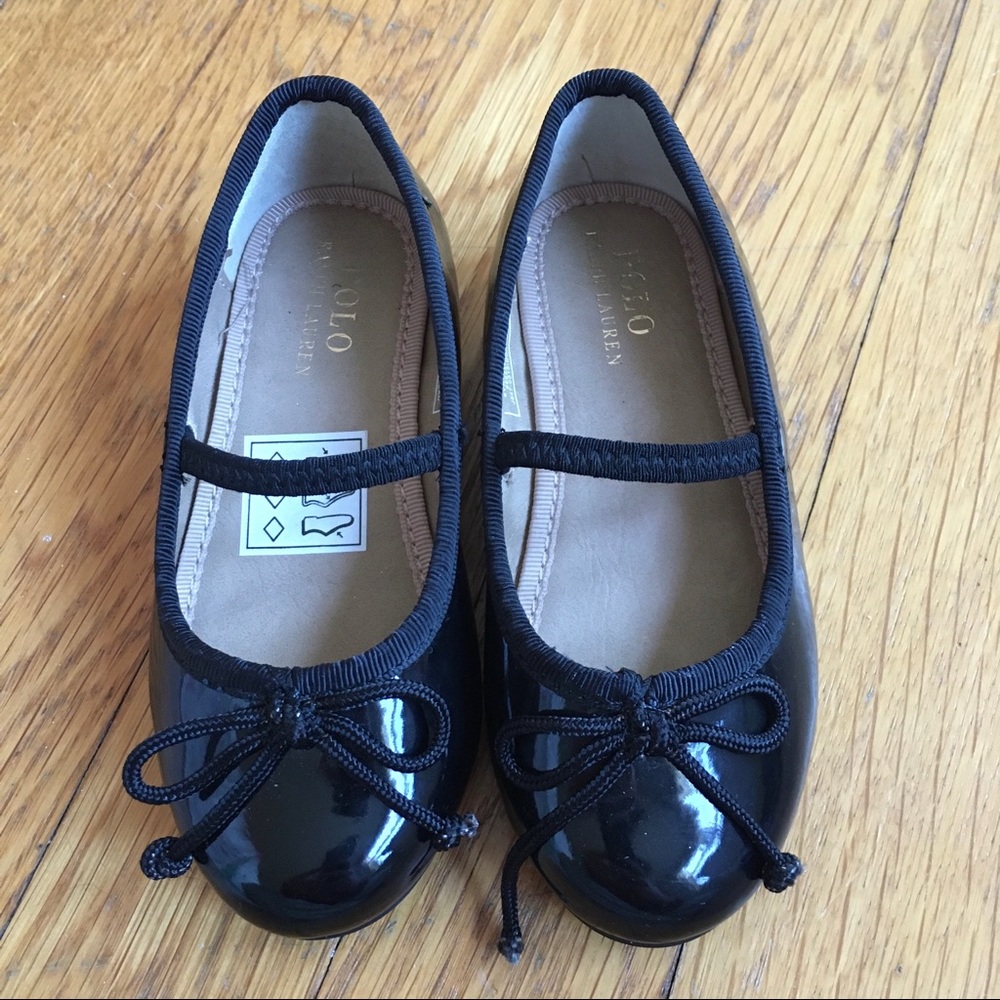 Polo Faux Patent Leather Shoes (6.5 toddler)